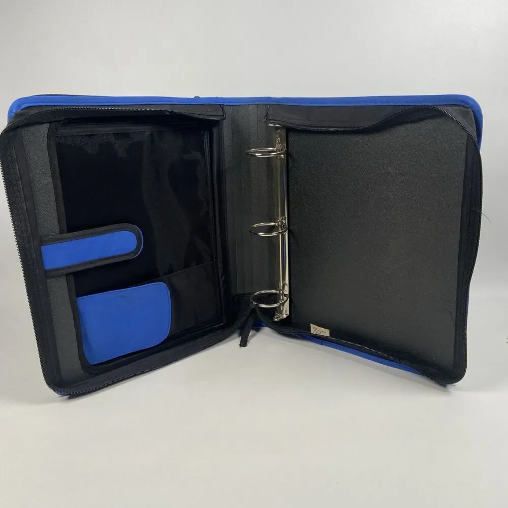 Five Star Zipper Binder, 2 Inch 3-Ring Binder for School 6 Pocket Expanding 380
